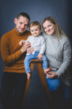 Sesja rodzinna w studio