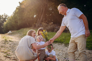 Sesja rodzinna plener