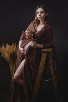 Sesja ciążowa w studio