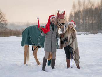 Sesja zdjęciowa z koniem
