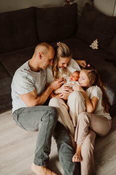 Sesje noworodkowe Lifestyle