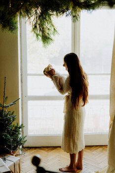 Minimalistyczna mini sesja świąteczna