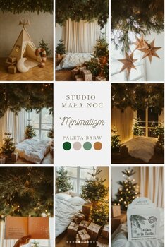 Minimalistyczna mini sesja świąteczna