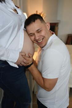 Sesja ciążowa w studio