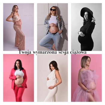 Sesja ciążowa w studio