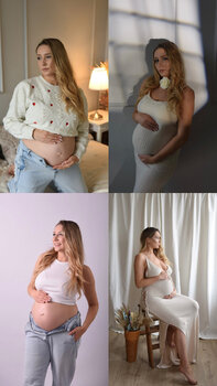 Sesja ciążowa w studio