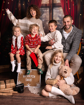 Sesja świąteczna w studio