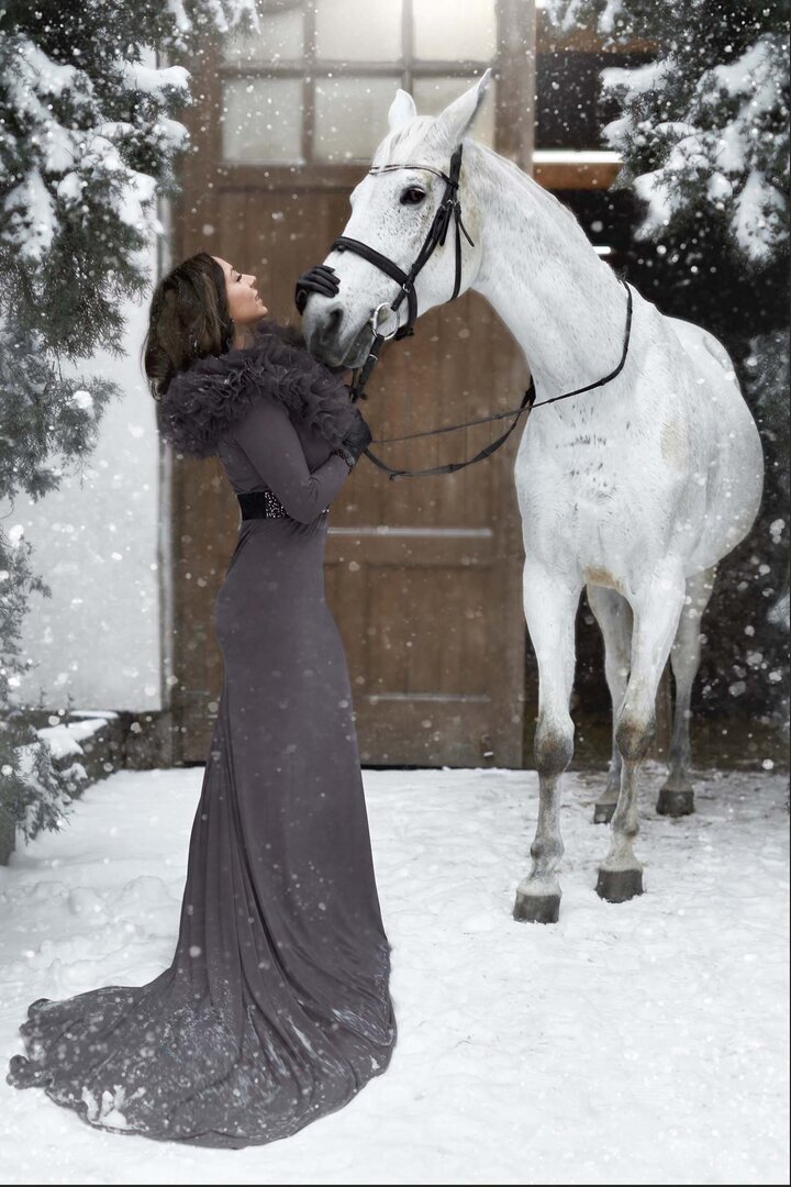 ❄️ KOBIECA ZIMOWA SESJA PLENEROWA ❄️ z makijażem 