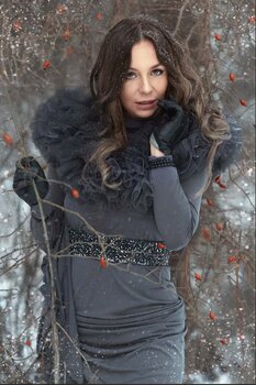 ❄️ KOBIECA ZIMOWA SESJA PLENEROWA ❄️ z makijażem 