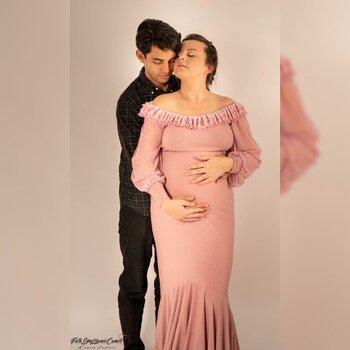 Sesja ciążowa w studio 