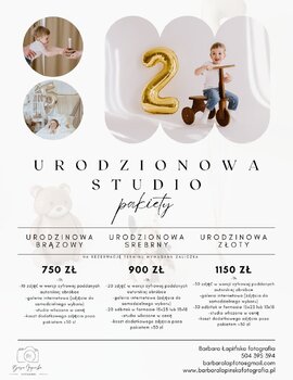 Dziecięce sesje urodzinowe