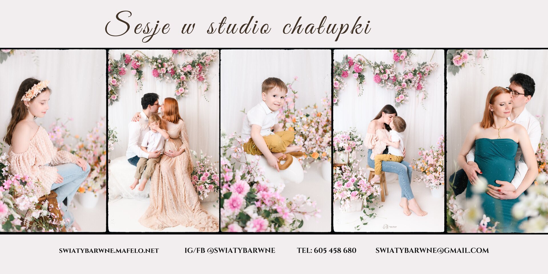 Sesje zdjęciowe w Studio Chałupki