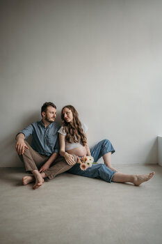 Sesja ciążowa - w studio, w domu lub w plenerze