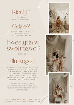 DREAMY TONES - 1.03.26r. GRUPOWE WARSZTATY FOTOGRAFII W STYLU BOHO