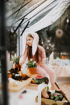 Sesje wiosenno-wielkanocne w szklarni