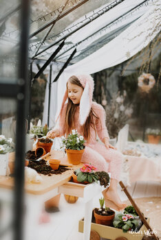 Sesje wiosenno-wielkanocne w szklarni