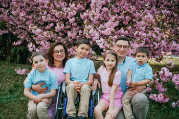 Mini sesje w kwitnących Wiśniach 