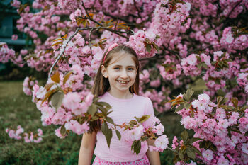 Mini sesje w kwitnących Wiśniach 