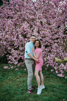 Mini sesje w kwitnących Wiśniach 