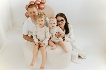 Sesja rodzinna studio/plener