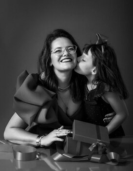 Sesja świąteczna w studio