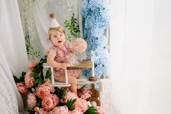 Sesja urodzinowa/ rodzinna /ciążowa -studio lub szklarnia