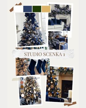 Sesja świąteczna w studio