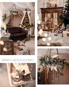 Sesja świąteczna w studio