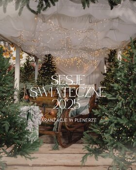 Sesja Świąteczna  w studio plenerowym