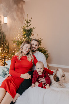 Świąteczna sesja zdjęciowa 2025 / warszawska kamienica ŚRÓ