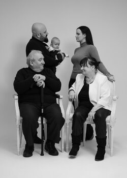 Sesje Rodzinne klasyczne studio 