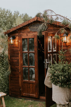 Mini sesje świąteczne w szklarni i domku