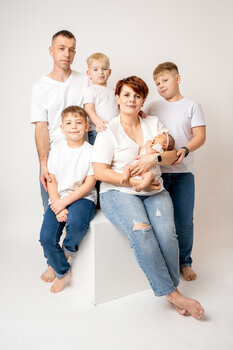 Sesja noworodkowa + rodzinna