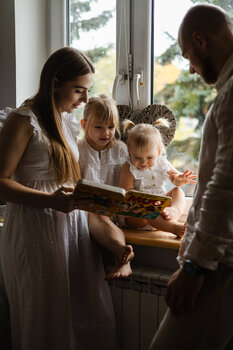 Domowa sesja rodzinna