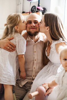 Domowa sesja rodzinna