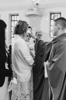 Reportaż z Uroczystości - Chrzest Święty, Komunia Święta