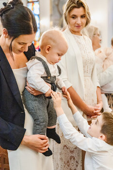 Reportaż z Uroczystości - Chrzest Święty, Komunia Święta