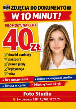 Zdjęcia do dokumentów.
