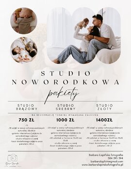 Sesje noworodkowe i niemowlęce
