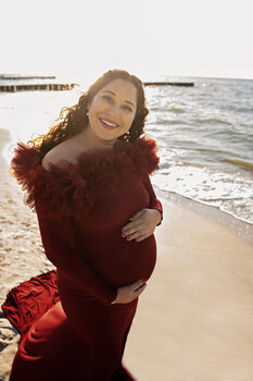 EN | Maternity Beach Photoshoot in Kołobrzeg