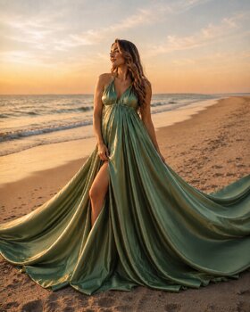 EN | Flying Dress Photoshoot in Kołobrzeg 
