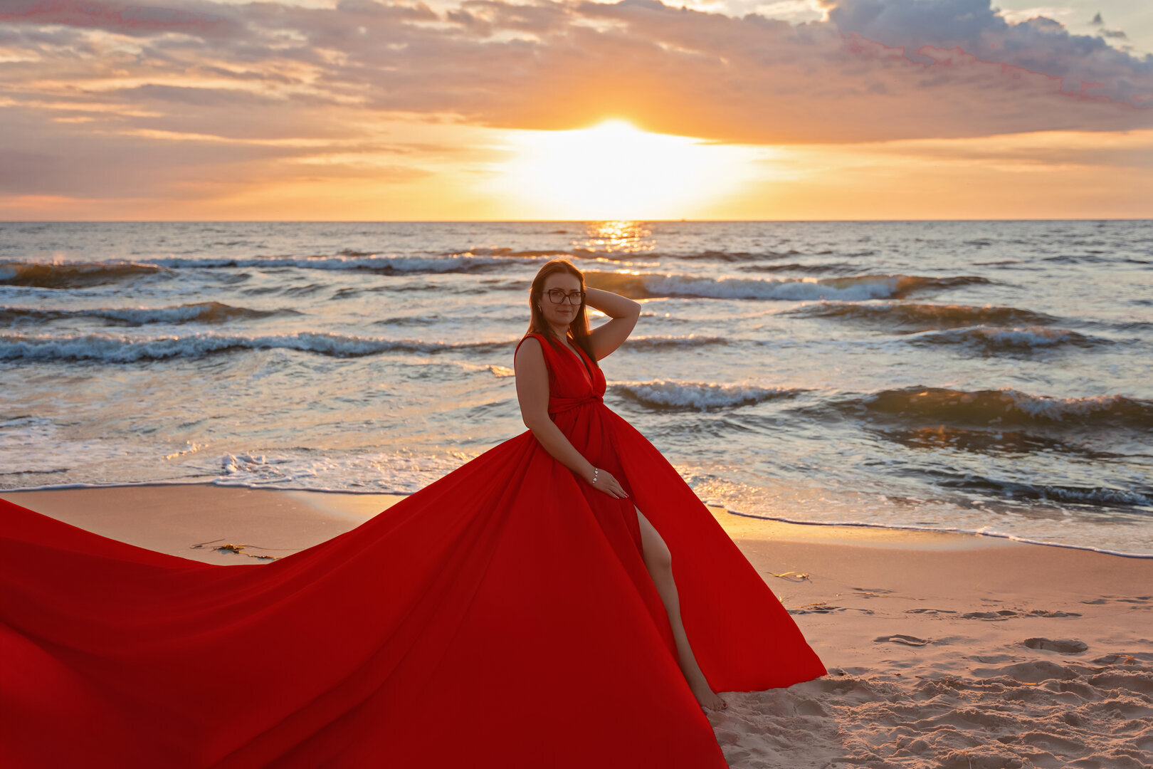 EN | Flying Dress Photoshoot in Kołobrzeg 