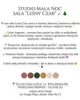 Sesja świąteczna Leśny Czar Studio Mała Noc