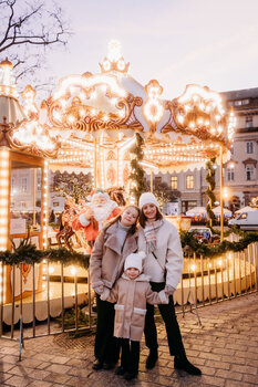 Sesja świąteczna na Rynku w Krakowie | Christmas photoshoot in Cracow