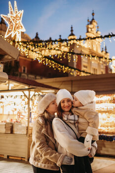 Sesja świąteczna na Rynku w Krakowie | Christmas photoshoot in Cracow