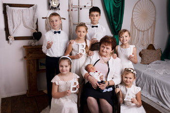 mini sesja Dzień Babci i Dziadka 