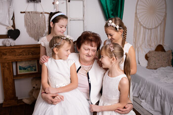 mini sesja Dzień Babci i Dziadka 