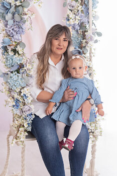 Sesja wnucząt z babcią i dziadkiem