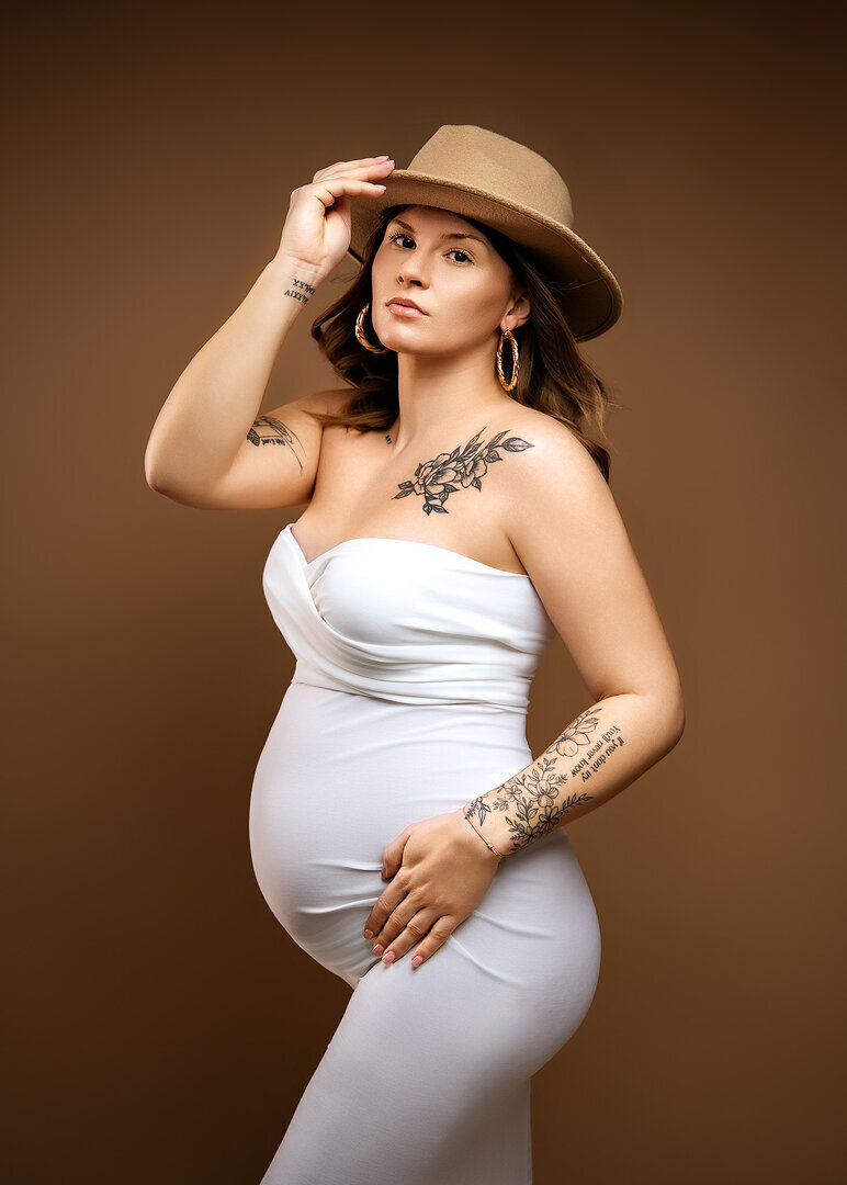 Sesja ciążowa w studio 