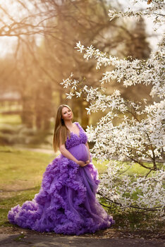 Sesje w kwitnących magnoliach